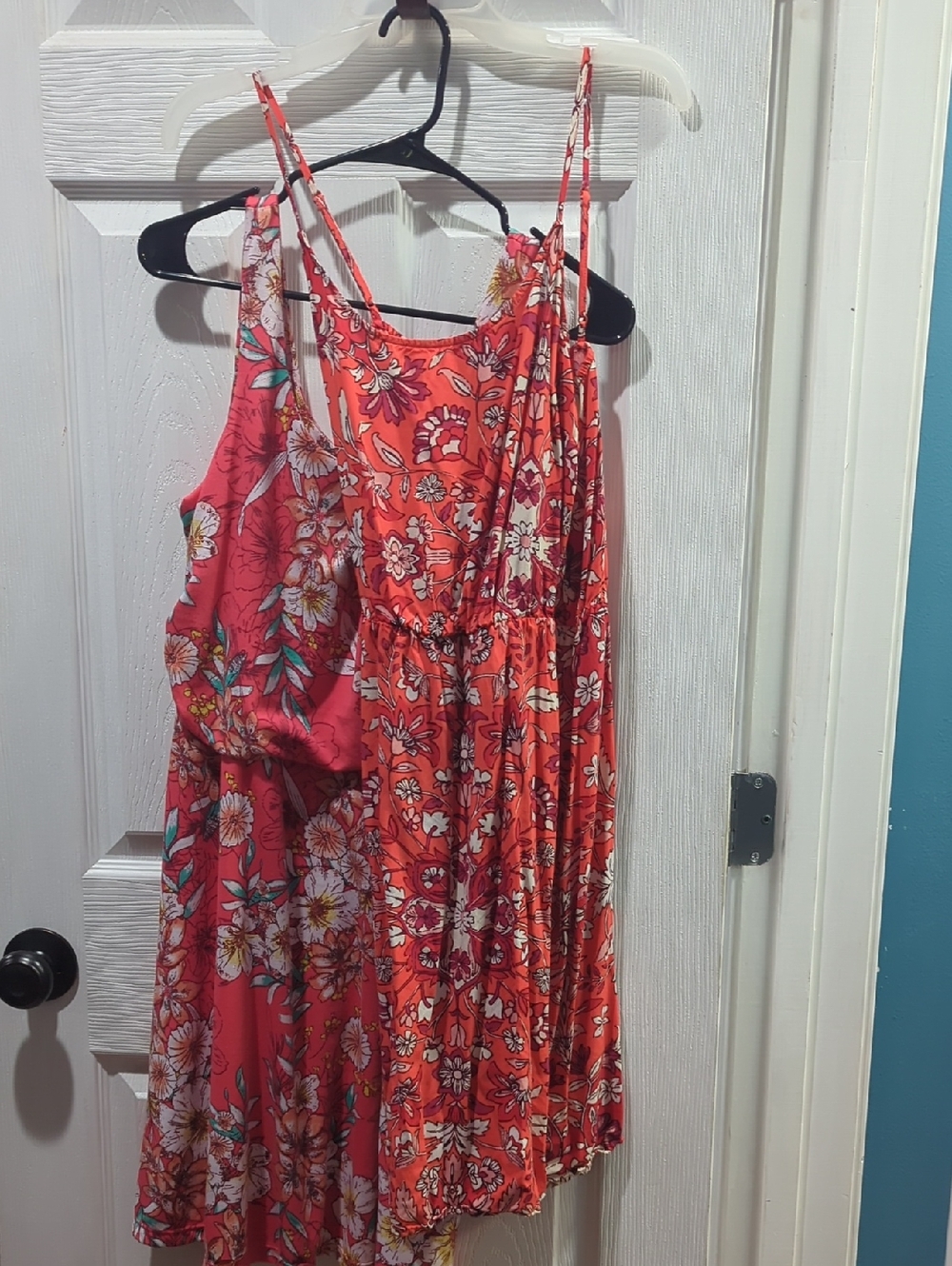 2 Summer Dresses Old Navy, Faded Glory Floral Sundress, Large